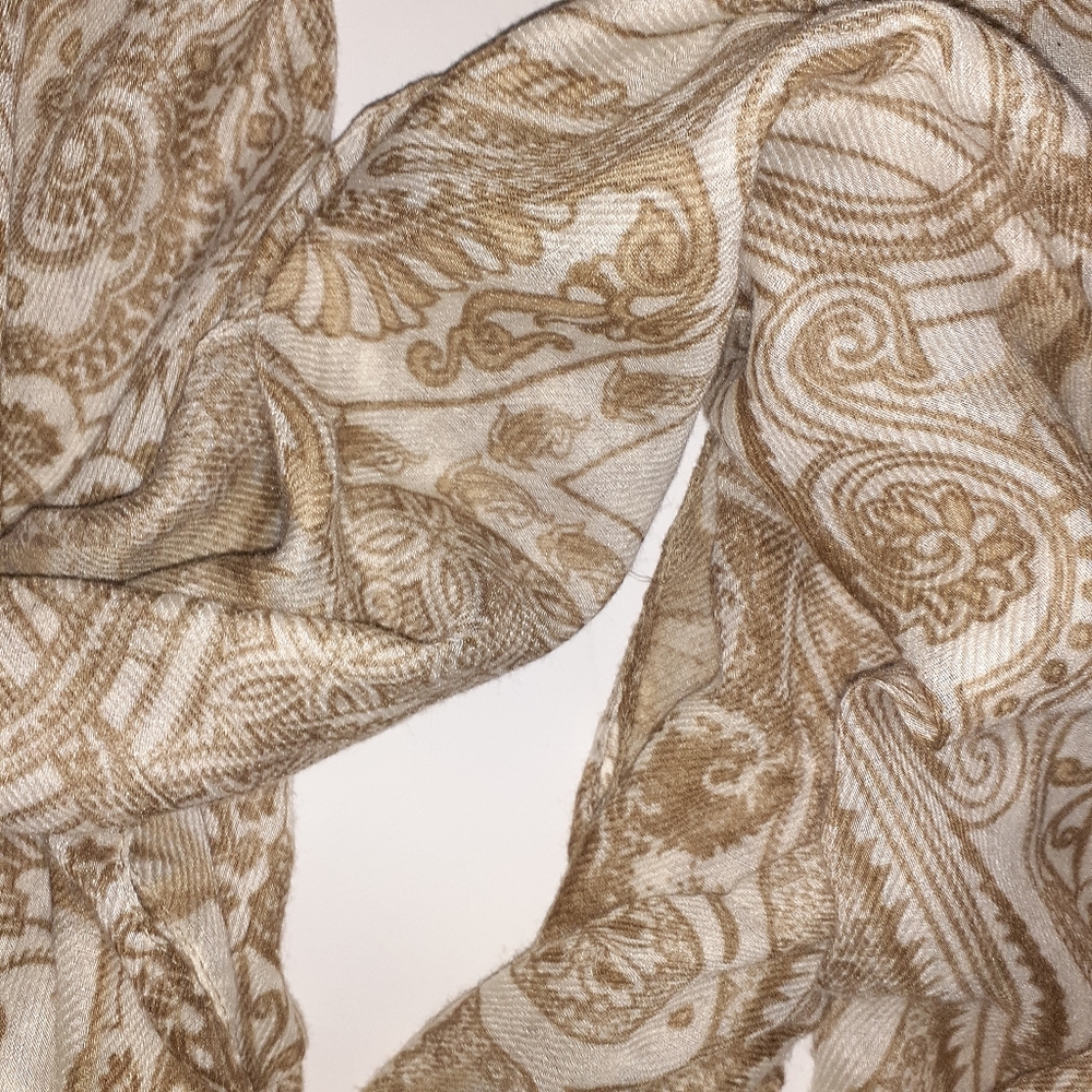 Boho Infinity Wrap Scarf Lightweight Nuetral